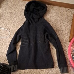 Under Armour Black Hooded NeckSweatshirt